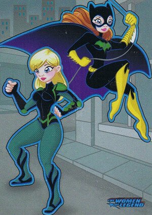 Cryptozoic DC Comics: The Women of Legend Parallel Foil Card 52 Batgirl & Black Canary