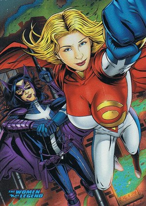 Cryptozoic DC Comics: The Women of Legend Parallel Foil Card 57 Huntress & Power Girl