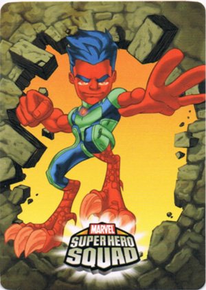 Upper Deck Marvel Super Hero Squad Base Card 30 He's Dino-Mite!