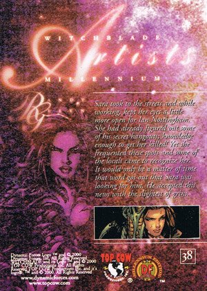 Dynamic Forces Witchblade Millennium Base Card 38 Sara took to the streets and while working, k