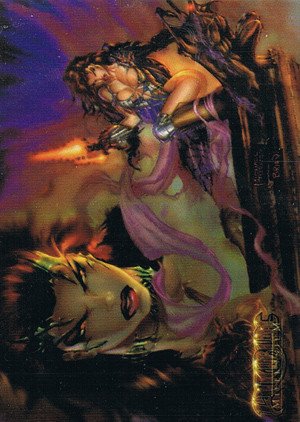 Dynamic Forces Witchblade Millennium Base Card 1 Sara Pezzini's relationship with Kenneth Iron