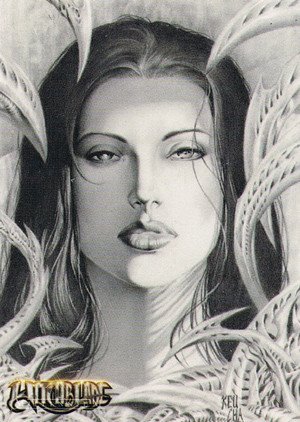 Dynamic Forces Witchblade Millennium Base Card 7 Sara crawled into bed with piece of mind that