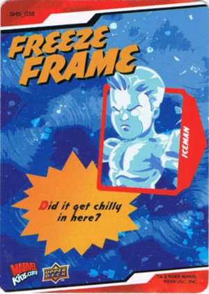 Upper Deck Marvel Super Hero Squad Base Card 38 Freeze Frame!