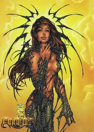 Dynamic Forces Witchblade Millennium Base Card 20 With the beauty of an angel, Sara Pezzini com