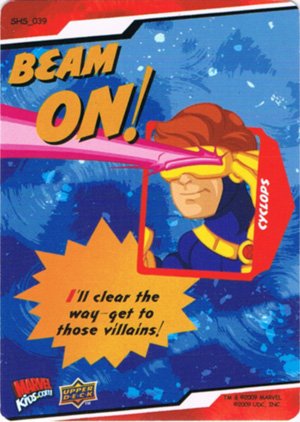 Upper Deck Marvel Super Hero Squad Base Card 39 Beam On!