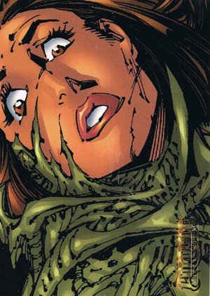 Dynamic Forces Witchblade Millennium Base Card 34 Sara's heart raced, frantic. Too little time