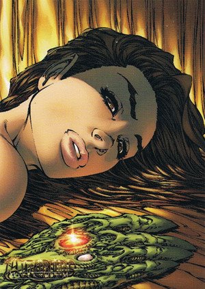 Dynamic Forces Witchblade Millennium Base Card 47 Sara crawled into bed with piece of mind that