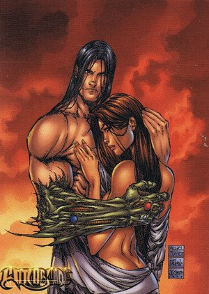 Dynamic Forces Witchblade Millennium Base Card 50 While there are rumors about Sara and Notting