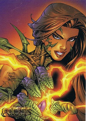 Dynamic Forces Witchblade Millennium Base Card 56 The Witchblade knows just what she needs to f
