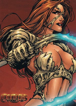 Dynamic Forces Witchblade Millennium Base Card 61 It would be a few years until Sara learned th