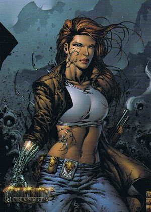 Dynamic Forces Witchblade Millennium Base Card 65 Did the Witchblade find Sara or did Sara find