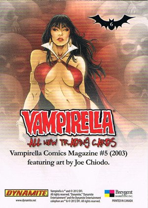 Breygent Marketing Vampirella (All-New) Base Card 6 