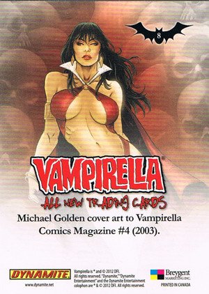 Breygent Marketing Vampirella (All-New) Base Card 8 