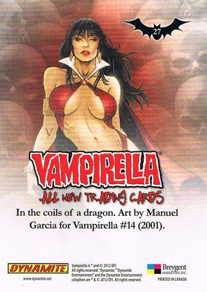 Breygent Marketing Vampirella (All-New) Base Card 27 