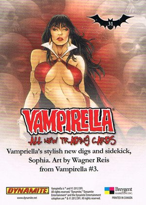 Breygent Marketing Vampirella (All-New) Base Card 31 