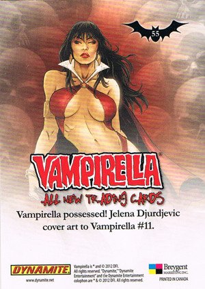 Breygent Marketing Vampirella (All-New) Base Card 55 