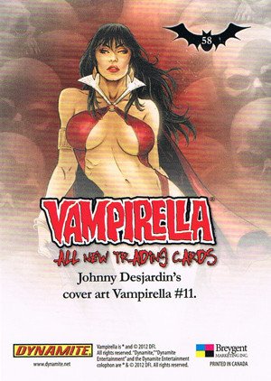 Breygent Marketing Vampirella (All-New) Base Card 58 