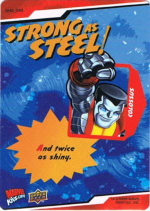 Upper Deck Marvel Super Hero Squad Base Card 45 Strong as Steel!