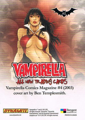 Breygent Marketing Vampirella (All-New) Base Card 62 