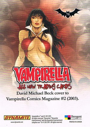 Breygent Marketing Vampirella (All-New) Base Card 70 