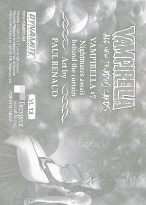 Breygent Marketing Vampirella (All-New) 3-D Lenticular Card VL13 