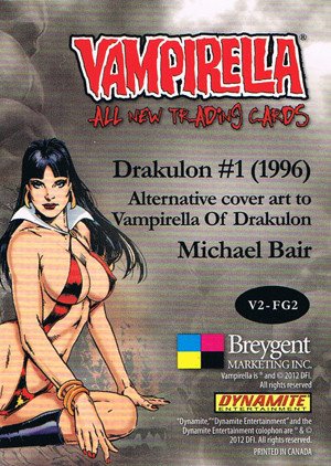Breygent Marketing Vampirella (All-New) Fiend's Gallery Card V2-FG2 