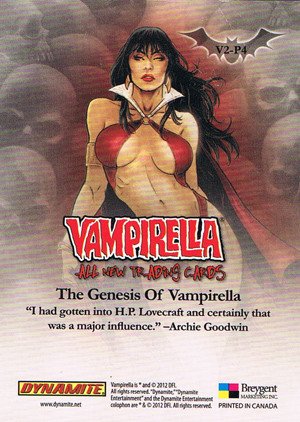 Breygent Marketing Vampirella (All-New) The Genesis of Vampirella Puzzle Card V2-P4 