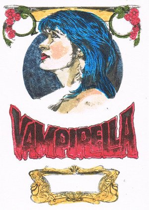 Breygent Marketing Vampirella (All-New) Hand-Colored Line Art Card VH-3 Circle logo
