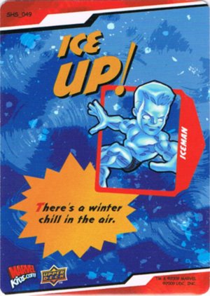 Upper Deck Marvel Super Hero Squad Base Card 49 Ice Up!