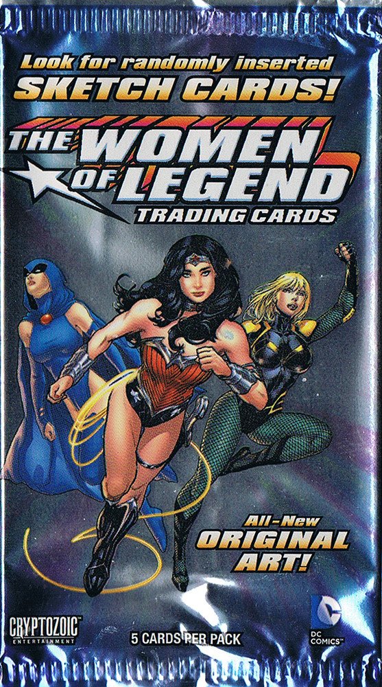 Cryptozoic DC Comics: The Women of Legend   Empty Wrapper