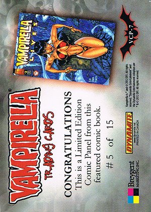 Breygent Marketing Vampirella (All-New) Comic Panel Card VCP-7 Vampirella: Lives #3 (15)