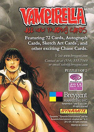 Breygent Marketing Vampirella (All-New) Promos Puzzle 1 of 2 WonderCon