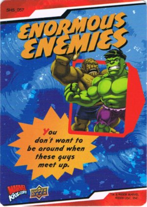 Upper Deck Marvel Super Hero Squad Base Card 57 Enormous Enemies