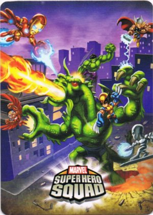 Upper Deck Marvel Super Hero Squad Base Card 60 It's Time to Team-Up!