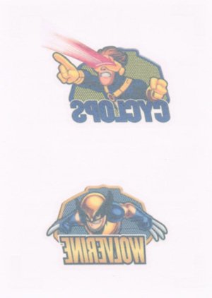Upper Deck Marvel Super Hero Squad Tattoos 3 Cyclops/Wolverine