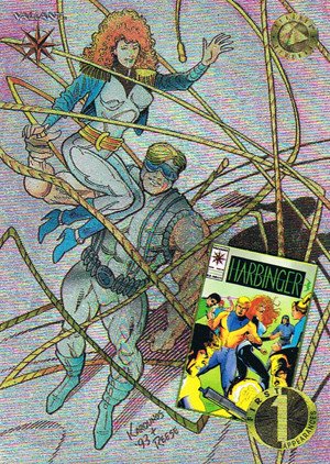 Upper Deck Valiant II First Appearance Card FA14 Stronghold & Livewire