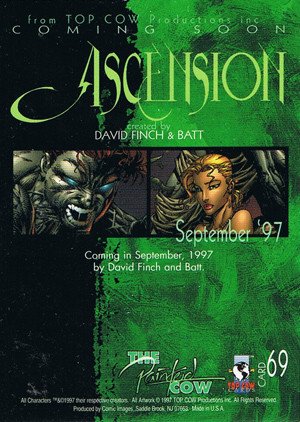 Comic Images Top Cow Showcase: The Painted Cow Base Card 69 Ascension