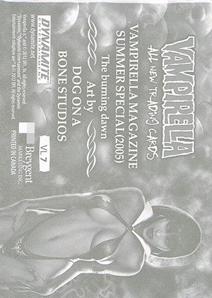 Breygent Marketing Vampirella (All-New) 3-D Lenticular Card VL7 