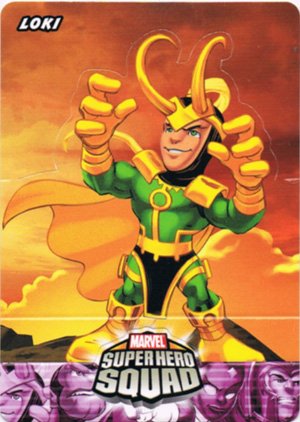 Upper Deck Marvel Super Hero Squad Pop-Up 8 Loki