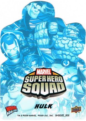 Upper Deck Marvel Super Hero Squad Die-Cut Foil 2 Hulk