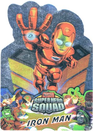 Upper Deck Marvel Super Hero Squad Die-Cut Foil 4 Iron Man