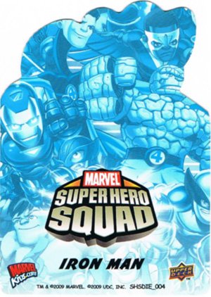 Upper Deck Marvel Super Hero Squad Die-Cut Foil 4 Iron Man