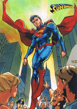 Cryptozoic Superman: The Legend Base Card 1 Superman