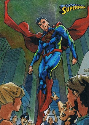 Cryptozoic Superman: The Legend Parallel Foil Card 1 Superman