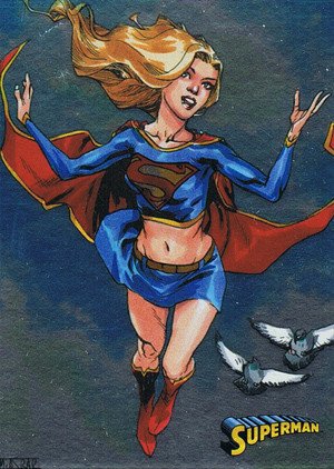 Cryptozoic Superman: The Legend Parallel Foil Card 2 Supergirl