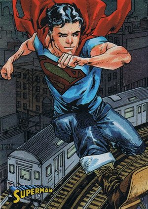 Cryptozoic Superman: The Legend Parallel Foil Card 36 Young Superman