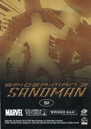 Rittenhouse Archives Spider-Man Movie 3 The Sandman S1 