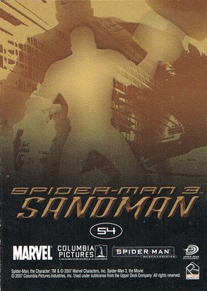 Rittenhouse Archives Spider-Man Movie 3 The Sandman S4 