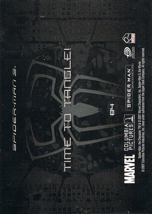 Rittenhouse Archives Spider-Man Movie 3 Spider-Man Black Card B4 Time To Tangle!