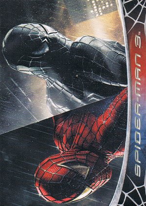 Rittenhouse Archives Spider-Man Movie 3 Base Card 1 How long can any man fight the darkness... bef